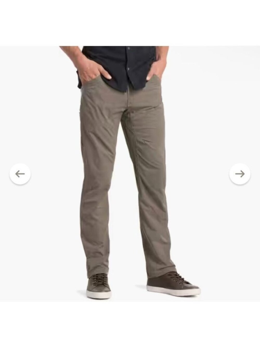 Kuhl Silencr Pants Mens Size 34x32 Brown 4-Way Stretch Outdoor B210